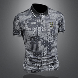 2026年夏季腰果花印花POLO衫QT6016-E3683-P75，男装Polo衫，钱塘6016