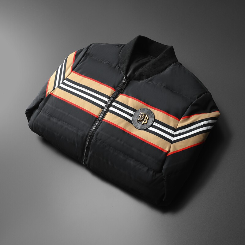 2022男立领90%白鸭绒羽绒服钱塘6016-F6607P280平铺图片