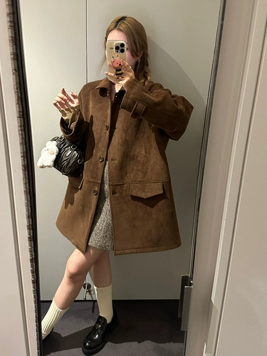 Heygirl Black Ge Ge Gerade Merdist Lyame Lyage Losede Jacket Женская осень свободная и тонкая куртка