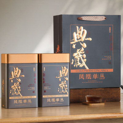 包邮新款凤凰单丛茶叶一斤两罐加高散茶茶叶鸭屎香方罐高档空包装