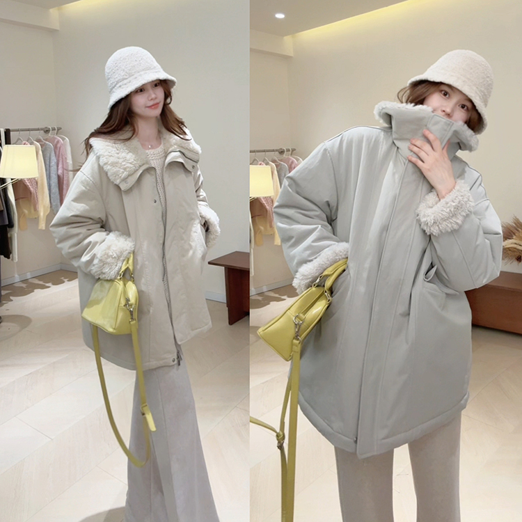 KG43超暖全是毛毛工装派克服棉服