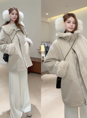 KG43超暖全是毛毛工装派克服棉服