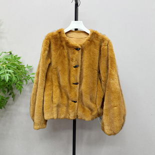 2026春款皮毛一体外套女士羊羔绒皮草高端小个子上衣7679H