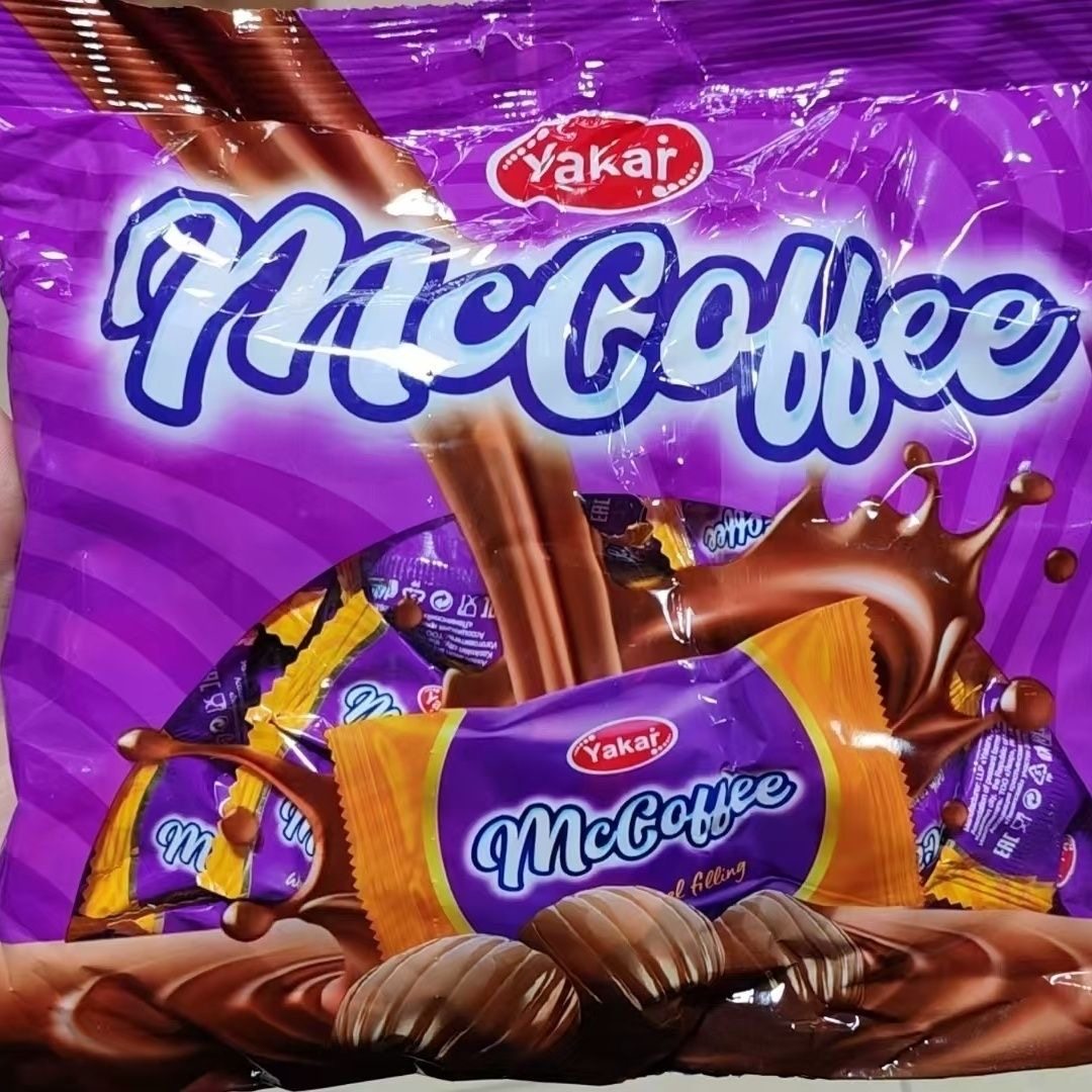 哈萨克斯坦进口 阿勒腾塔吾咖啡味糖果