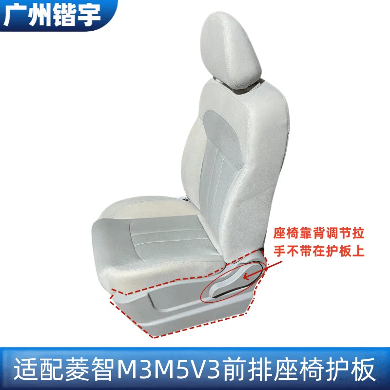 适用东风风行菱智M5M3前排座椅护板塑料挡饰板盖板调节器护罩护边