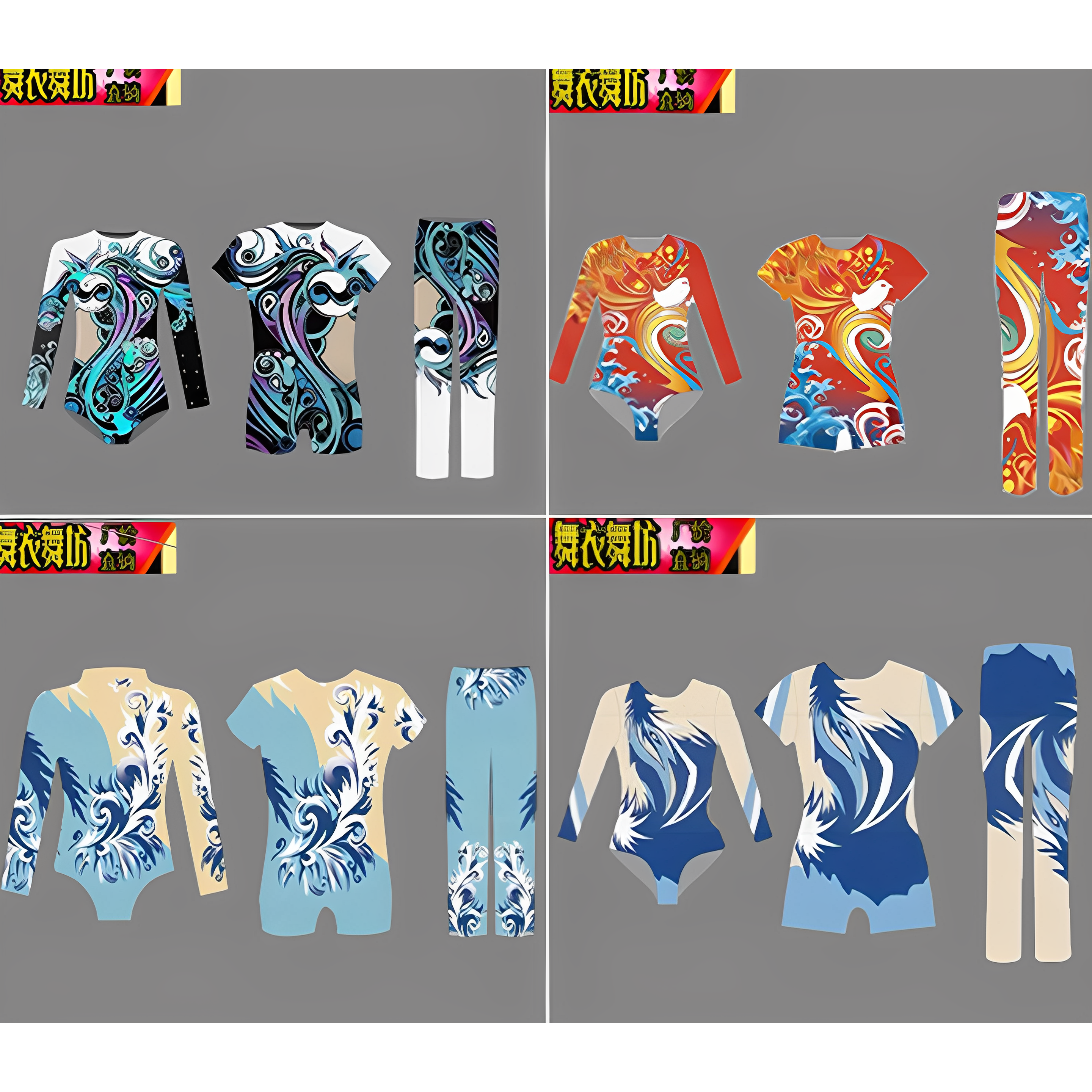 健身操健美操有氧体操比赛服装