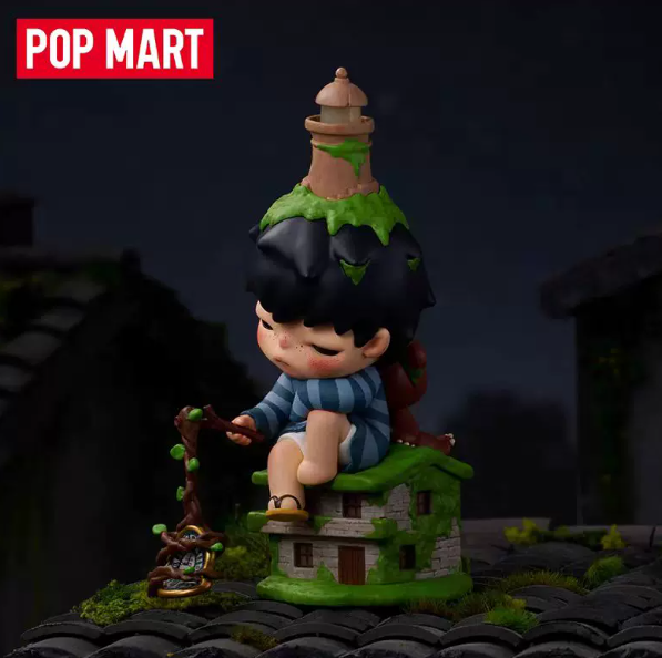 POPMART泡泡玛特小野 Hirono 时间后头手办 吊卡玩具摆件礼物
