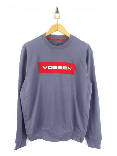 vossen轮毂品牌 灰蓝色男款套头卫衣