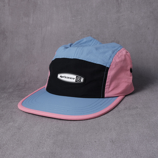 美式 潮流拼色拼接平檐防晒遮阳五片帽户外速干休闲防风遮阳帽子