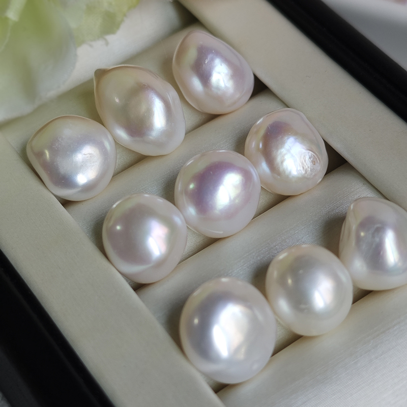 淡水无核巴洛克珍珠大尺寸真珍珠