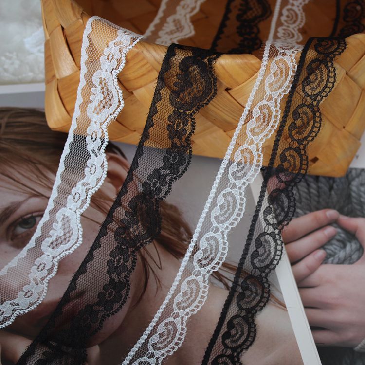 无弹力蕾丝花边服装缝纫材料