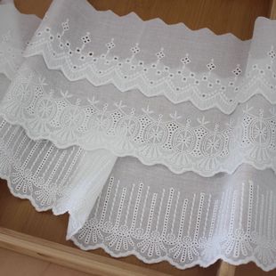 DIY辅料 拼接衣服裙边缝纫加长材料 棉布边 棉线刺绣蕾丝花边服装