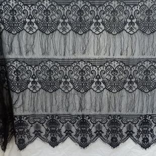 婚纱旗袍连衣裙DIY材料 特价 服装 小流苏网纱睫毛蕾丝花边服装 辅料