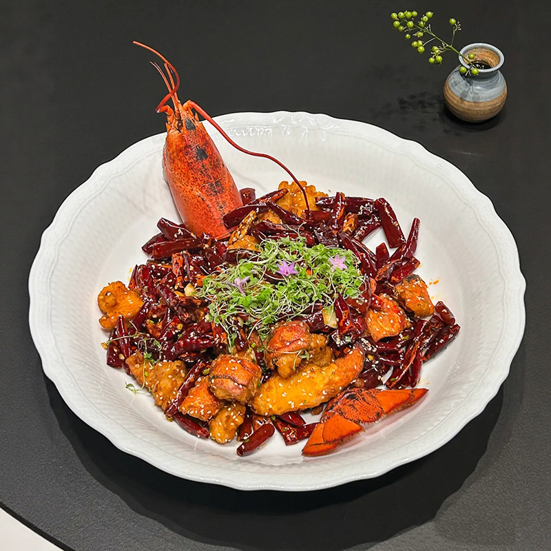 酒店中厨餐具陶瓷盘子圆形冷菜盘子特色餐盘会所创意大圆盘子