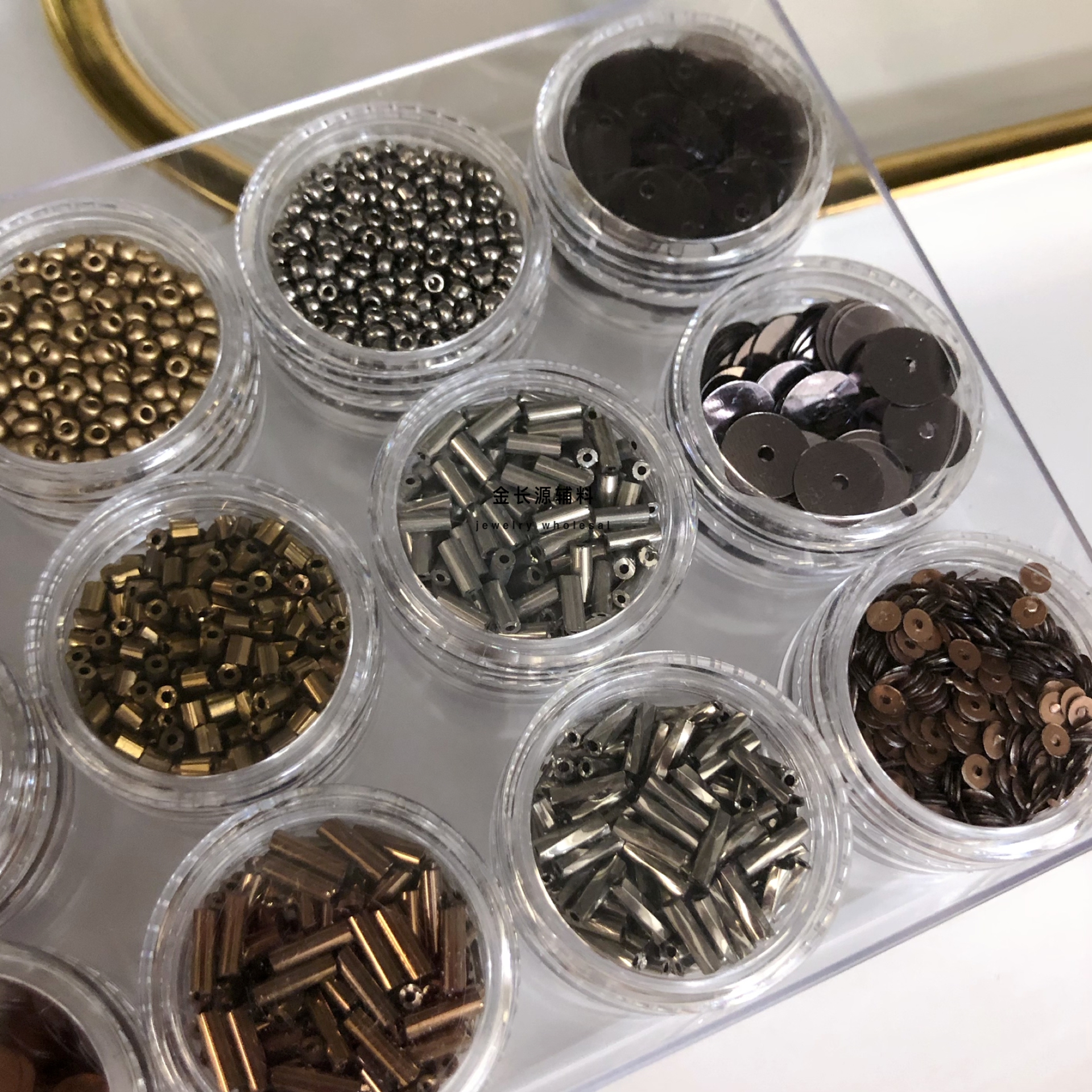 手缝刺绣辅料亮片米珠手工DIY