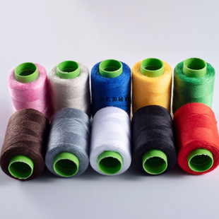 手工缝纫线 缝补衣服小线卷黑色白色彩色细线402