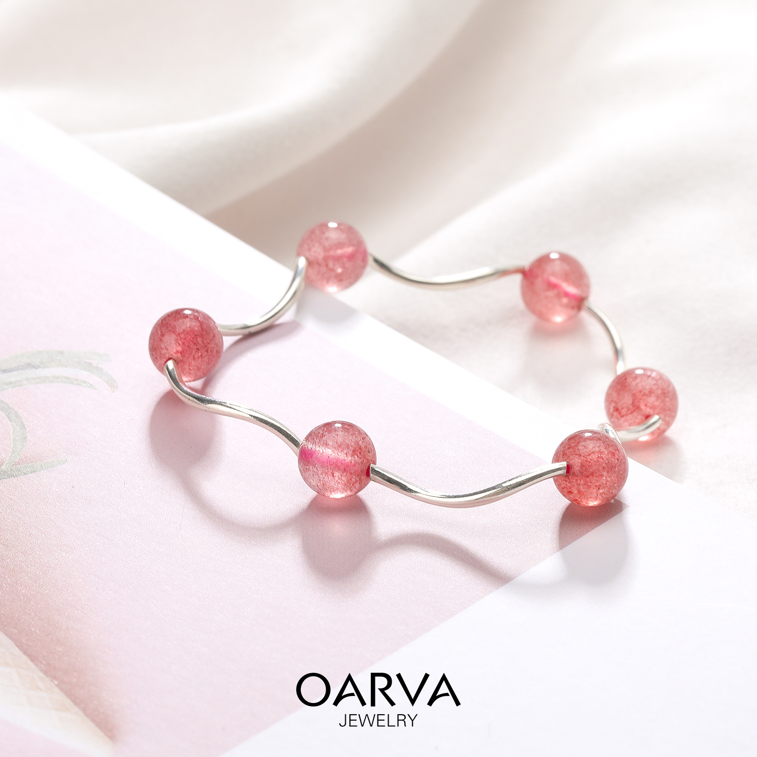 OARVAÌìÈ»²ÝÝ®¾§ÊÖÁ´Å®¼òÔ¼°Ù´îµ¥È¦925ÒøÊÖÊÎСÇåÐÂÉÙŮѧÉúÊÎÆ·