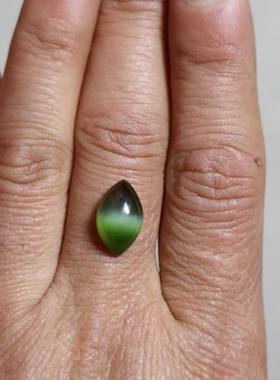 碧玉宝石光镶嵌吊坠戒指包邮