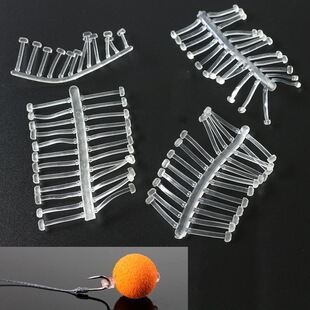 钓鱼珠珠伴侣挡棒钩针连接器棒浮球假玉米欧式反底钓法浮水珠珠钓