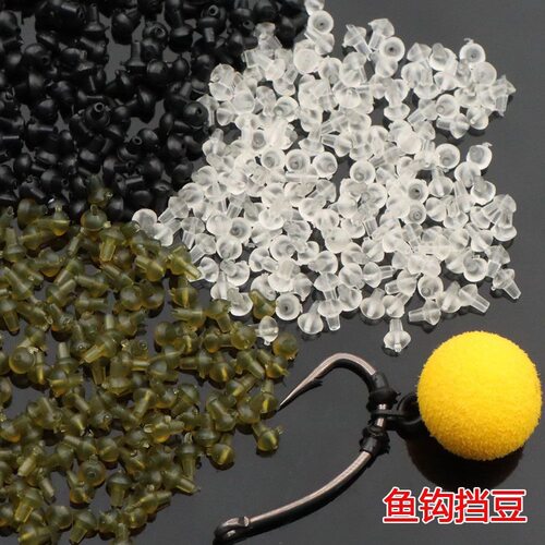 鱼钩挡豆钓鱼固定螺丝PVC欧式钓组鲤鱼钩小配件鱼饵钓鱼用品渔具