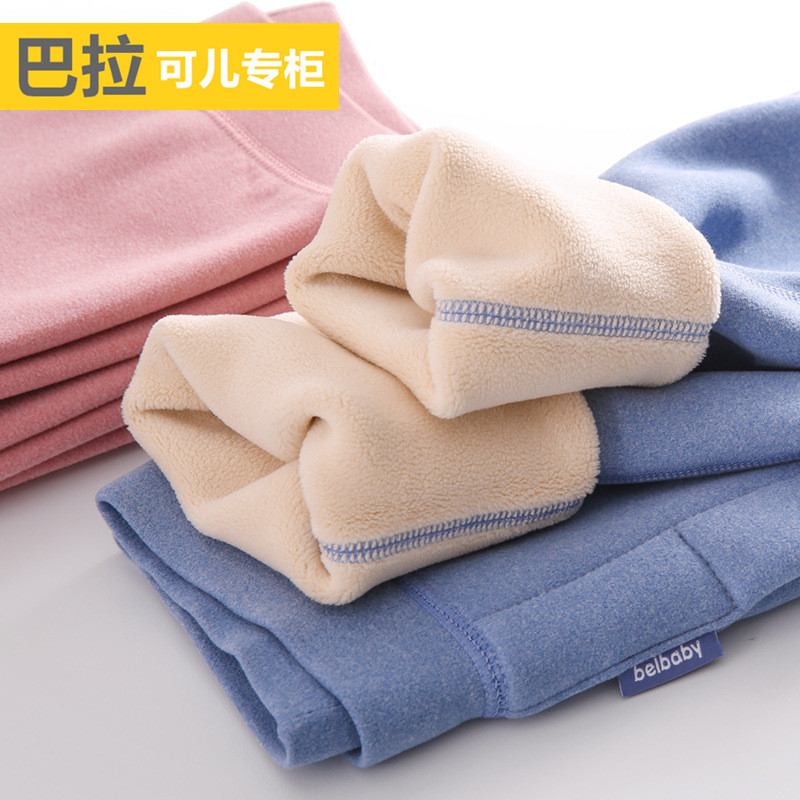 儿童保暖小孩加绒裤子内穿女童校服神器德绒棉裤冬季加厚打底裤