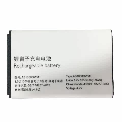 适用于飞利浦老人机手机电池AB1050GWMT核对机子版本电板尺寸为伴