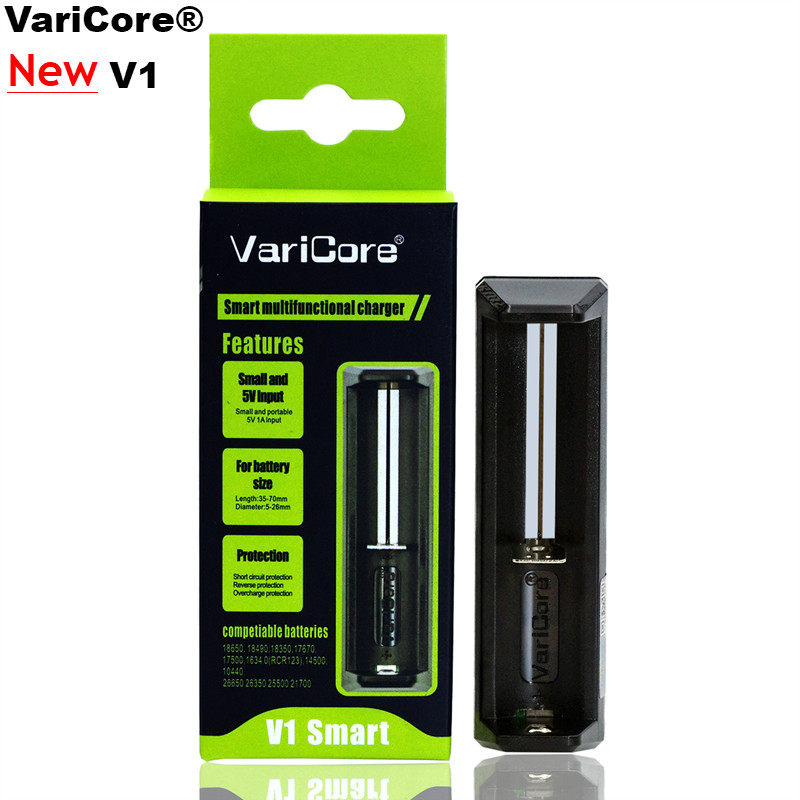 VariCore V1 3.7V 电池充电器18650 21700 26650智能单槽充电器|ruв категории открытый/альпинизм/в поход/Поездки товаров, наружного освещения, арматура светильника, зарядное устройство - от Buy2taobao.com для оказания профессиональной услуги покупки агента Taobao