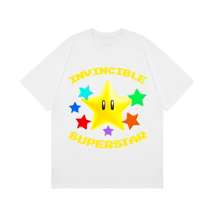 【AGD】LeftOVEr 小众STAR星星logo亚文化remake休闲Y2K潮短袖t恤