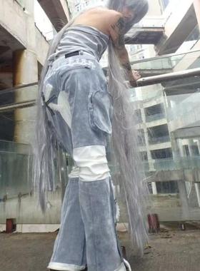 【AGD】WrongSolution“意识裂痕”原创 印花打底高领针织毛衫