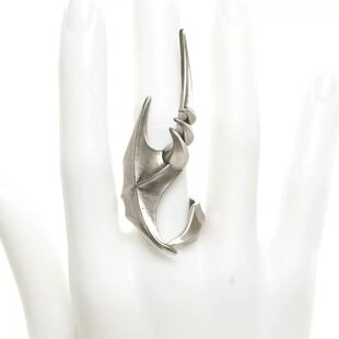 【AGD】IIIMIII 暗黑高级感金属拼接异形戒指Karina同款