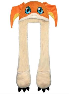 【AGD】LeftOVEr 巴达兽迪路兽帽子数码宝贝情侣亚文化小众毛绒帽