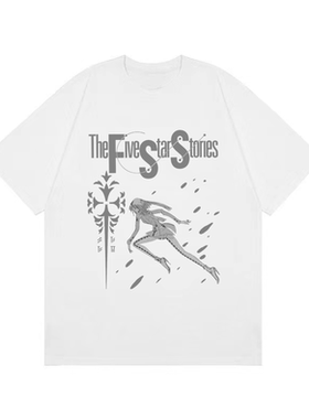 LeftOVEr原创五星物语小众亚文化机甲番动漫二次元周边EVA短袖t恤