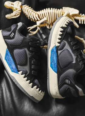 原创设计恐龙鞋厚底增高男鞋国潮小众面包鞋板鞋男女休闲百搭潮鞋