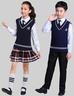 儿童演出服中小学生大合唱服装男女童礼服舞台表演朗诵服秋冬长袖