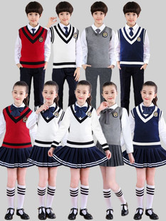 儿童大合唱演出服幼儿园园服班服校服套装中小学生诗歌朗诵表演服