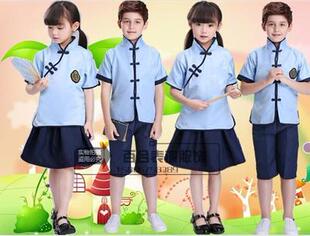 儿童民国学生装演出服男女童复古五四青年装合唱表演服民国风童装