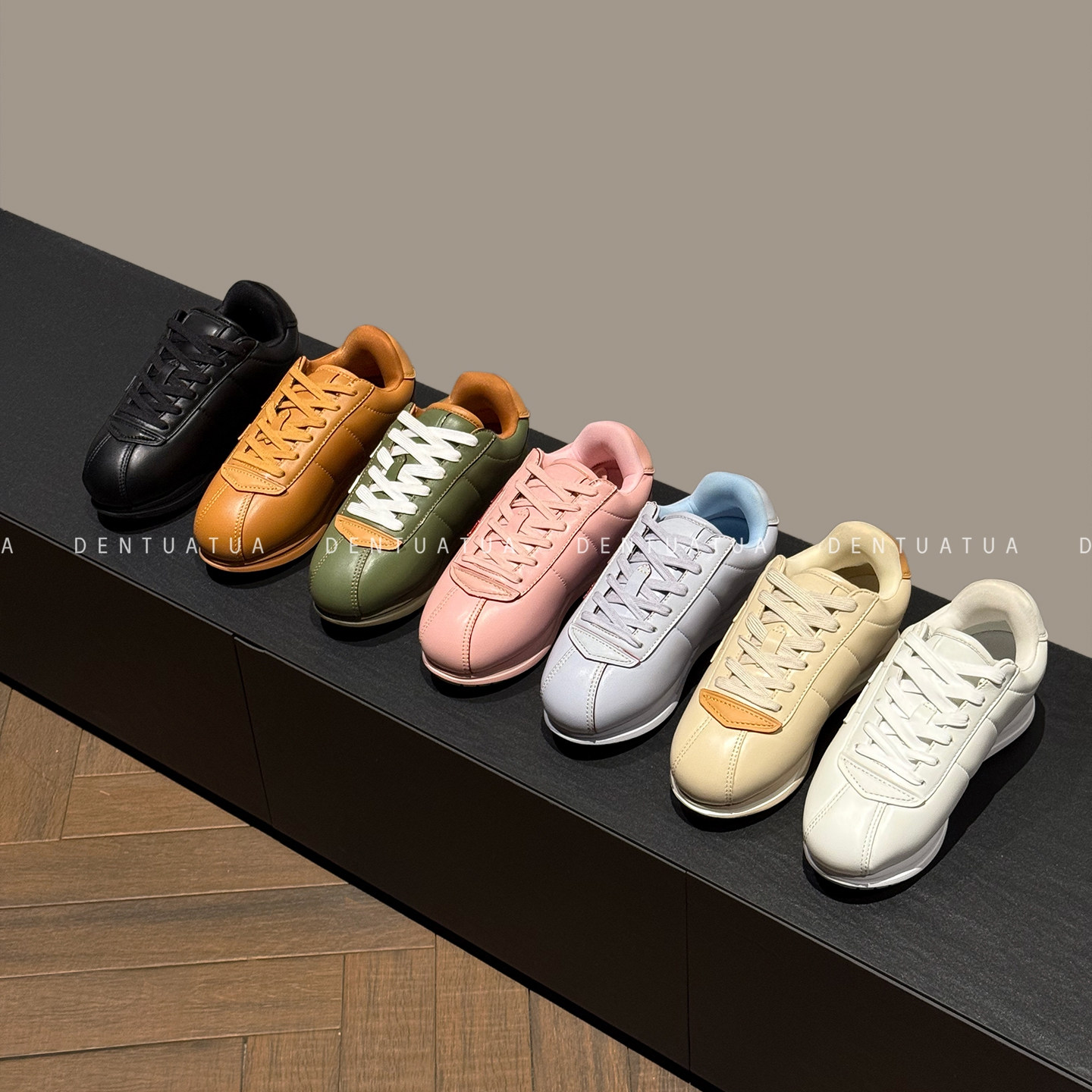 DENTUATUA 饱和度的温柔叛逆！25ss 厚底增高丑萌休闲面包鞋 女