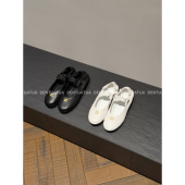 一秒心动 25ss 一脚蹬奶奶鞋 DENTUATUA 芭蕾玛丽珍单鞋 女