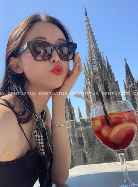 DENTUATUA 焊在脸上！25ss 经典防紫外线显瘦墨镜太阳眼镜女