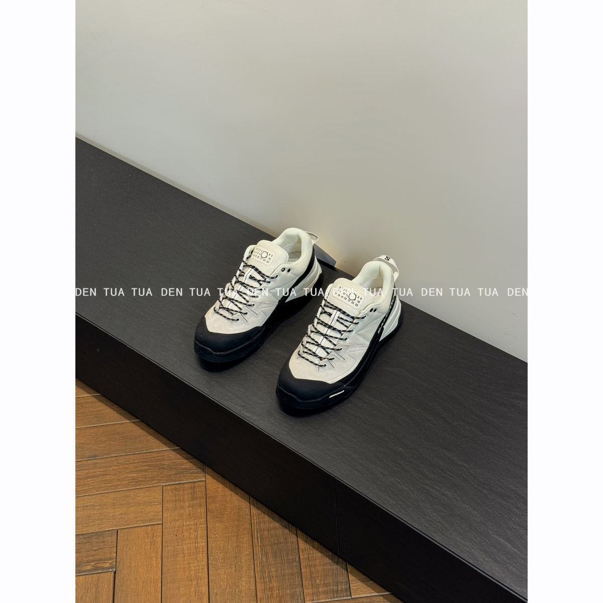 DENTUATUA 匕入单品！7/15新品 24s字母厚底拼色复古休闲运动鞋女