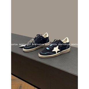 DENTUATUA 承包你全年的回头率！ 25ss 水钻吊坠星星小脏鞋板鞋女