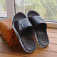 室内厚底耐磨家居拖鞋 拖鞋 男夏居家用洗澡防滑男士 潮流一字拖外穿