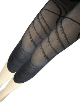 【3双装包邮】华高提花薄型天鹅绒七分裤05321三角棉裆女裤