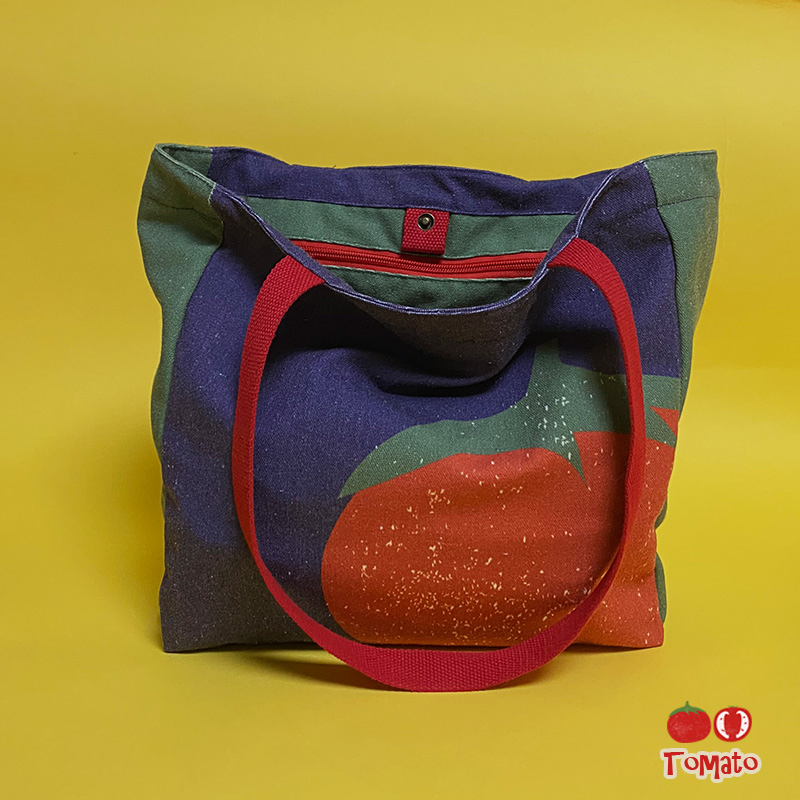 简约百搭卡通帆布包女超大容量