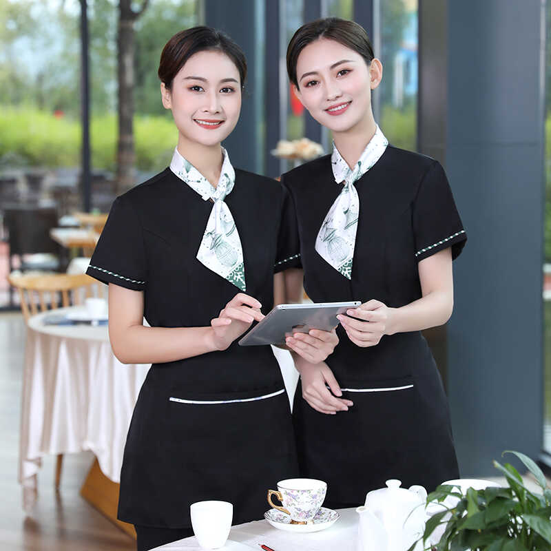 高档秋冬套装火锅酒店定制工作服