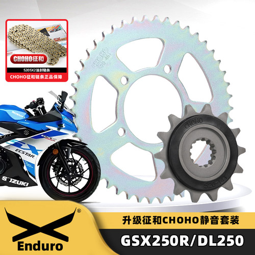铃木GSX250R升级征和SX2静音链条