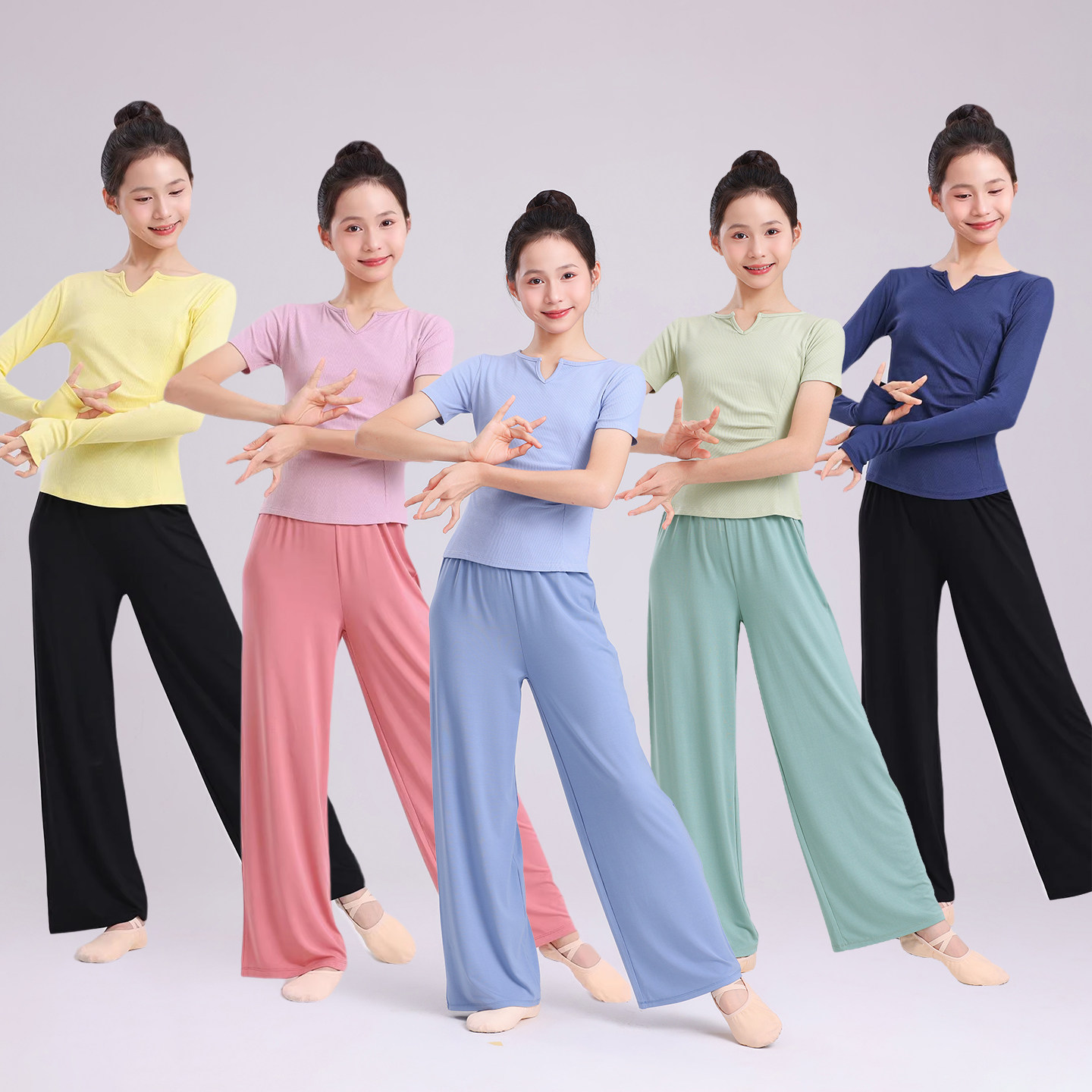 儿童舞蹈练功形体服芭蕾舞中国舞图片