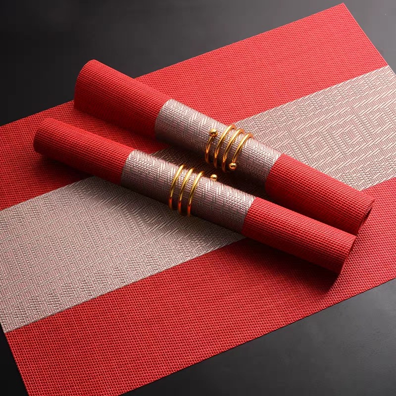 西餐垫隔热垫红色餐桌垫防烫桌垫碗垫餐垫餐盘垫餐中国红餐垫防水,餐饮具,餐垫,淘宝优惠券,粉丝福利购,淘宝优惠卷