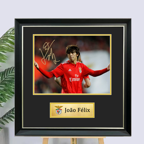 定制 菲利克斯 切尔西 签名照片装裱相框装饰画足球海报裱框收藏
