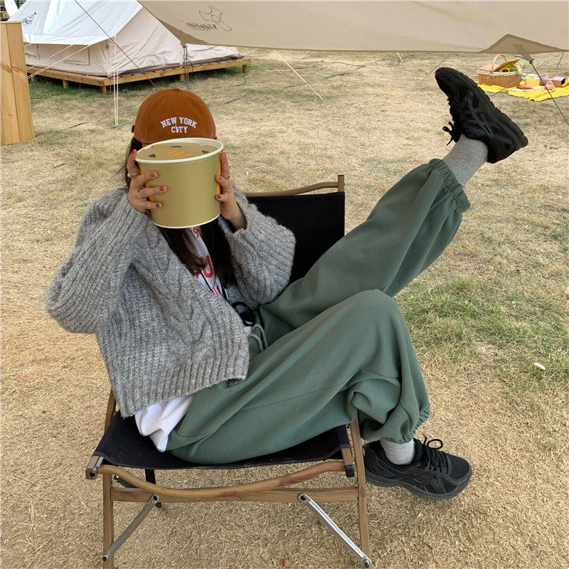 Real shot ~ real price! Korean spring thin hip hop loose Harem Pants